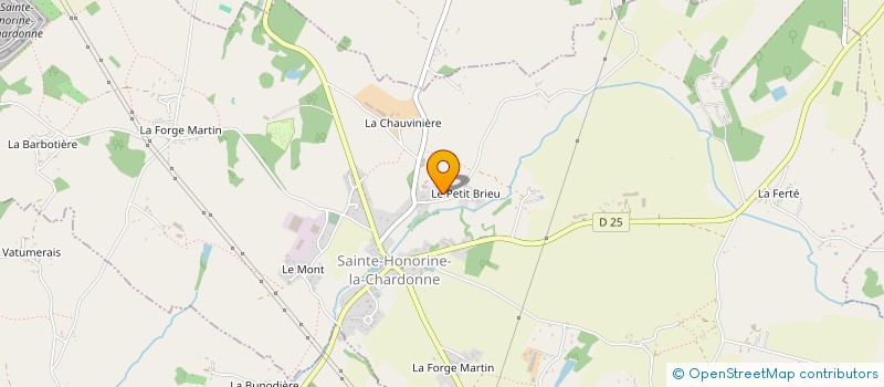 localisation de l'entreprise AIDE AU TIERS MONDE à SAINTE-HONORINE-LA-CHARDONNE