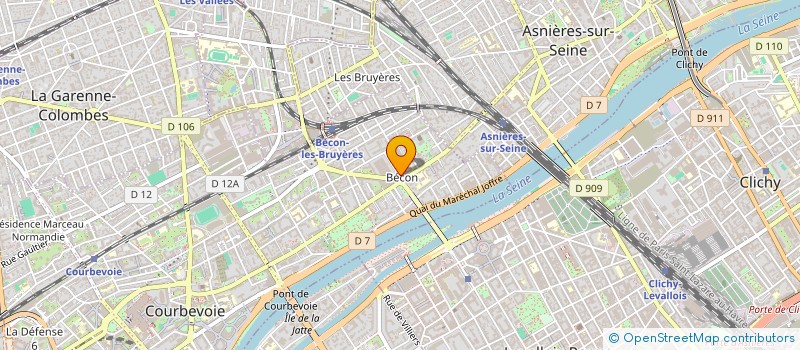 localisation de l'entreprise AIDE AU TRAITEMENT DE L'INSUFFISANCE RENALE EN FRANCE à COURBEVOIE