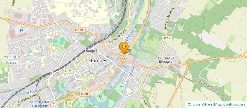 localisation de l'entreprise AIDE AUX AIDANTS D'ALZHEIMER  ETAMPES