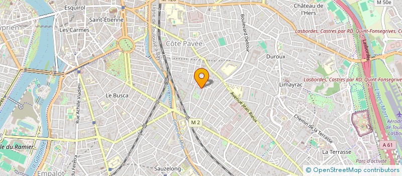 localisation de l'entreprise AIDE AUX AIDANTS ET AIDES à TOULOUSE
