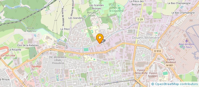 localisation de l'entreprise AIDE AUX ANCIENS DETENUS à TOURS