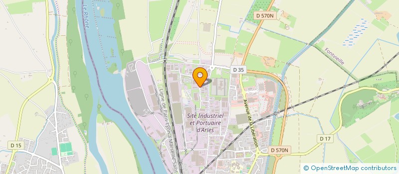 localisation de l'entreprise AIDE AUX ARTISTES DE L'AUDIOVISUEL (ASS3A) à ARLES