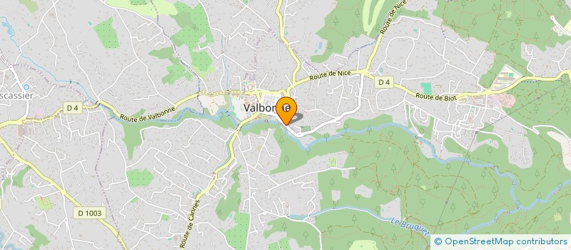 localisation de l'entreprise AIDE AUX CONSEILS ET SERVICES AUX EMPLOIS A DOMICILE à VALBONNE