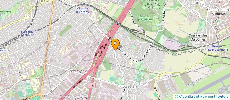 localisation de l'entreprise AIDE AUX DONS D'OVOCYTES EMBRYON SPERME  WISSOUS