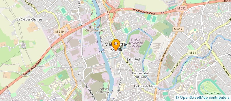 localisation de l'entreprise AIDE AUX ENFANTS DESHERITES  MARQUETTE-LEZ-LILLE