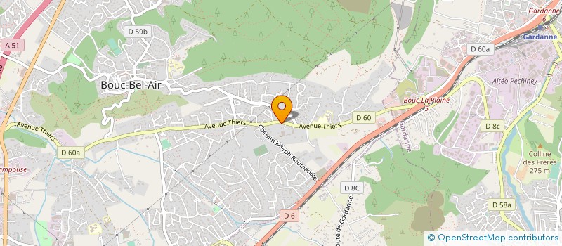 localisation de l'entreprise AIDE AUX ENFANTS DIABETIQUE EN PROVENCE à BOUC-BEL-AIR