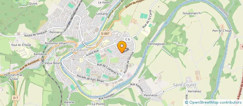 localisation de l'entreprise AIDE AUX ENFANTS MAROCAINS à CHATEAULIN