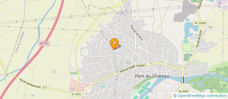 localisation de l'entreprise AIDE AUX EPILEPTIQUES D'AUVERGNE  PONT-DU-CHATEAU