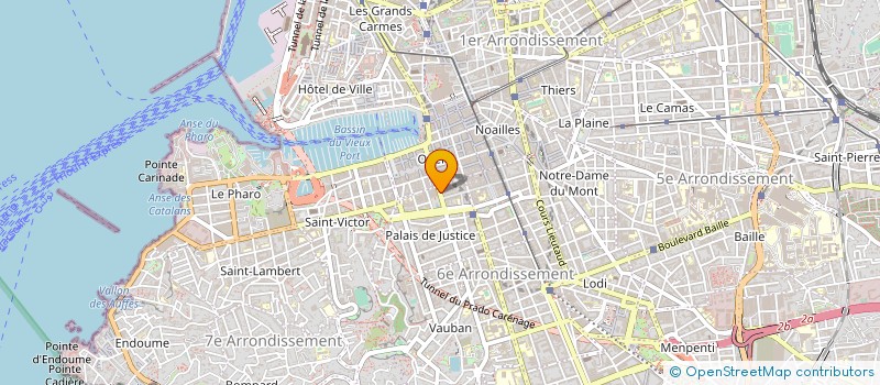 localisation de l'entreprise AIDE AUX FAMILLES A DOMICILE  MARSEILLE