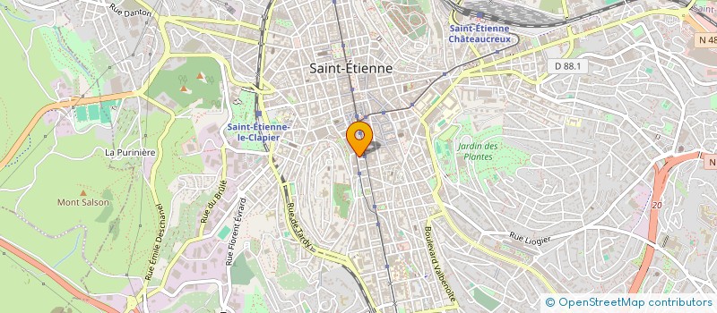 localisation de l'entreprise AIDE AUX FAMILLES NOMBREUSES DE LA LOIRE à SAINT-ETIENNE