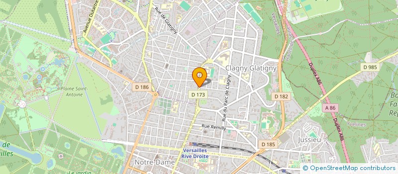 localisation de l'entreprise AIDE AUX HANDICAPEES CONSACREES à LE CHESNAY-ROCQUENCOURT