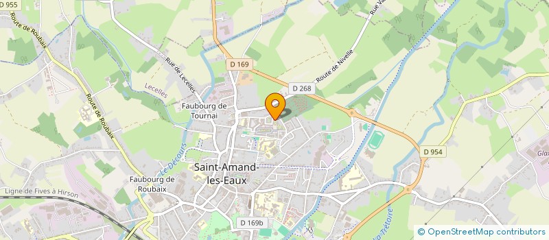 localisation de l'entreprise AIDE AUX JEUNES CAMEROUNAIS  ST AMAND-LES-EAUX