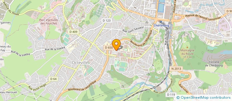 localisation de l'entreprise AIDE AUX JEUNES CREATEURS D'ENTREPRISES à CHERBOURG-EN-COTENTIN
