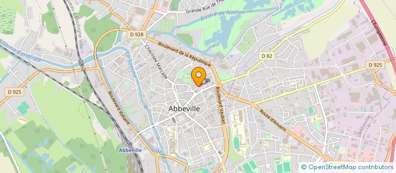 localisation de l'entreprise AIDE AUX MERES DE FAMILLE à ABBEVILLE