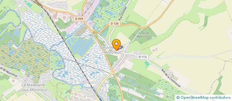 localisation de l'entreprise AIDE AUX MERES DE FAMILLE COTE D'OPALE  NEUVILLE-SOUS-MONTREUIL