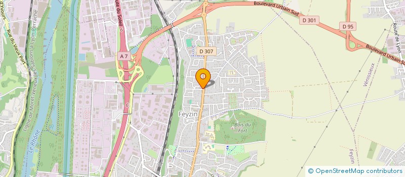 localisation de l'entreprise AIDE AUX NECESSITEUX DE FRANCE à FEYZIN