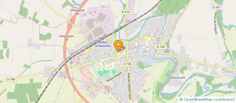 localisation de l'entreprise AIDE AUX PERSONNES AGEES DU RUFFECOIS à NANTEUIL EN VALLEE