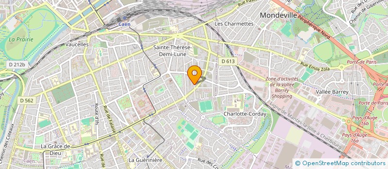 localisation de l'entreprise AIDE AUX PERSONNES EN DIFFICULTE à CAEN