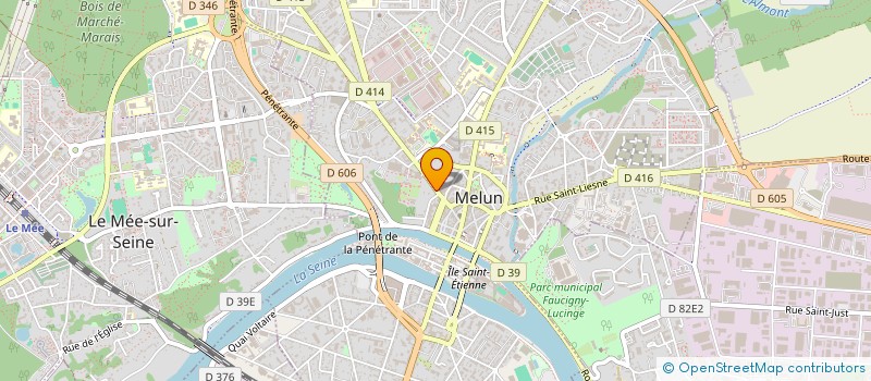 localisation de l'entreprise AIDE AUX REFUGIES  MELUN