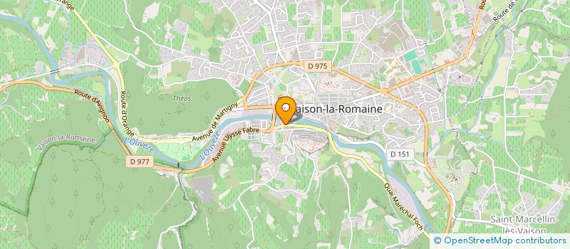 localisation de l'entreprise AIDE AUX REFUGIES EN REGION VAISONNAISE  VAISON-LA-ROMAINE