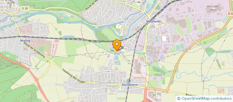 localisation de l'entreprise AIDE AUX SENIORS 67  MOLSHEIM