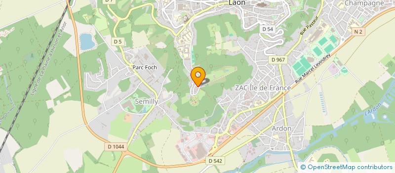 localisation de l'entreprise AIDE AUX VICTIMES DE LA PEDOPHILIE à LAON