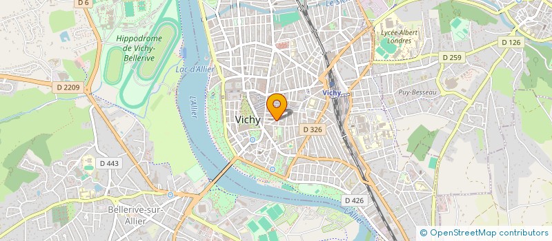 localisation de l'entreprise AIDE BOURBONNAIS SERVICES à VICHY