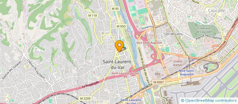 localisation de l'entreprise AIDE CHIFFRES ET CORRESPONDANCE à SAINT-LAURENT-DU-VAR