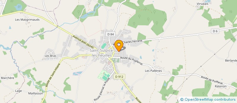 localisation de l'entreprise AIDE COLLECTIVE POUR LE MAITIEN A DOMICILE à SAINT-SULPICE-LES-FEUILLES