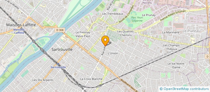 localisation de l'entreprise AIDE CREATION ENTREPRISES EN RUSSIE à SARTROUVILLE