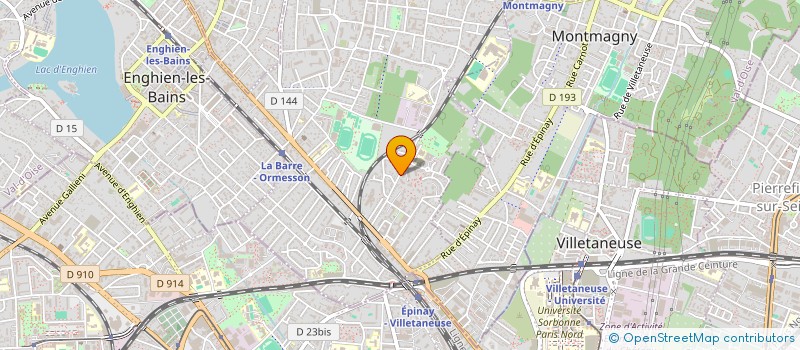 localisation de l'entreprise AIDE DEPLACES GUERRE COTE IVOIRE FRANCE à DEUIL-LA-BARRE
