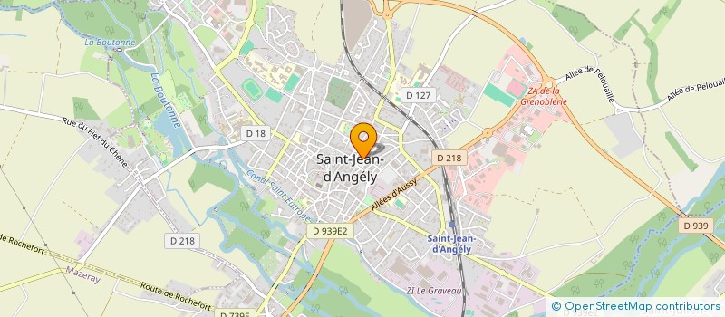 localisation de l'entreprise AIDE DEVELOPPEMENT ECOLES CYCLISME à SAINT-JEAN-D'ANGELY