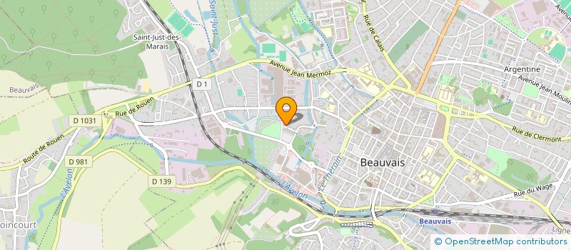 localisation de l'entreprise AIDE DEVELOPPEMENT PAR EDUCATION ET SANTE  BEAUVAIS