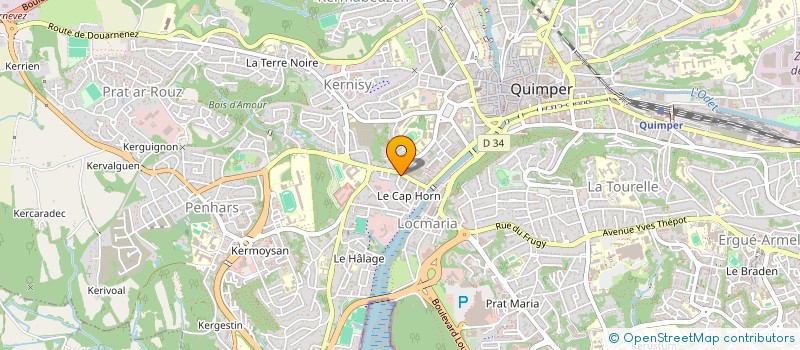 localisation de l'entreprise AIDE DOM 29 à QUIMPER