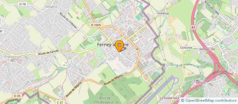 localisation de l'entreprise AIDE DOMICI MILIEU RURAL FERNEY VOLTAIRE à FERNEY-VOLTAIRE