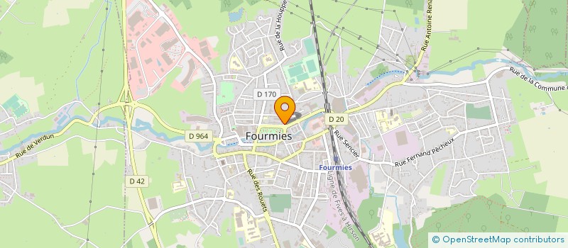 localisation de l'entreprise AIDE DOMICILE AUX RETRAITES REGION FOURM à FOURMIES