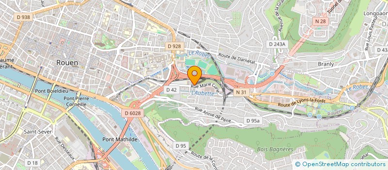 localisation de l'entreprise AIDE DOMICILE INSUFFISANTS RESPIRATOIRES à ROUEN