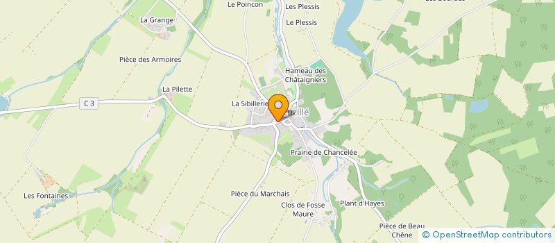 localisation de l'entreprise AIDE DOMICILE MILIEU RURAL à CHISSEAUX