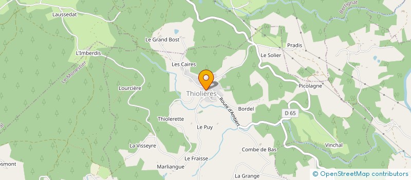 localisation de l'entreprise AIDE DOMICILE MILIEU RURAL à SAINT-MARTIN-DES-OLMES