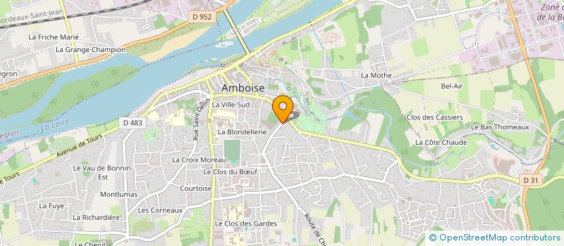 localisation de l'entreprise AIDE DOMICILE MILIEU RURAL à AMBOISE