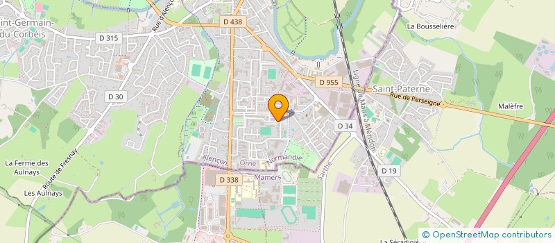 localisation de l'entreprise AIDE DOMICILE SERVICES ORNE à ALENCON