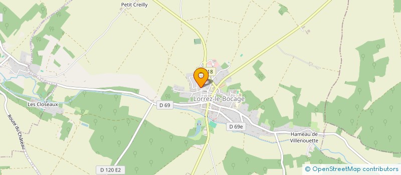 localisation de l'entreprise AIDE EDUCAT MUSIC CULTUREL MILIEU RURAL  NANTEAU-SUR-LUNAIN