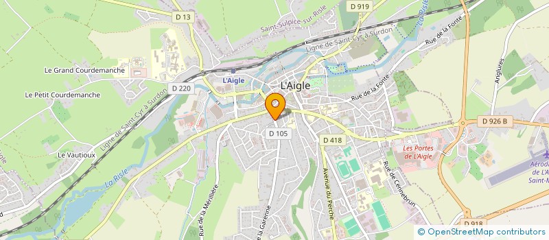 localisation de l'entreprise AIDE EMPLOI SERVICES à L'AIGLE