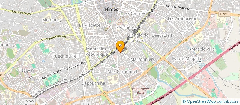 localisation de l'entreprise AIDE ENFANTS DEFICIENT MENTAUX  NIMES