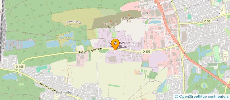 localisation de l'entreprise AIDE ENTREPRISE  RICHWILLER