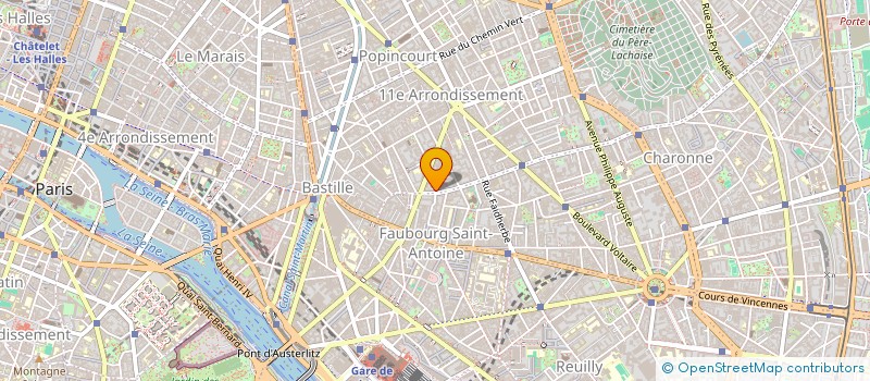 localisation de l'entreprise AIDE ET ACTION à PARIS