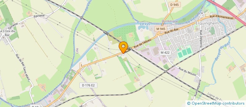 localisation de l'entreprise AIDE ET ASSISTANCE  ERQUINGHEM-LYS