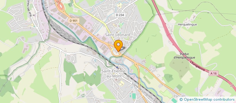 localisation de l'entreprise AIDE ET COMPAGNIE à SAINT-LEONARD