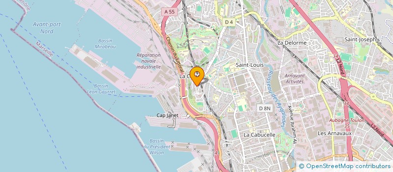 localisation de l'entreprise AIDE ET CONSEIL à MARSEILLE