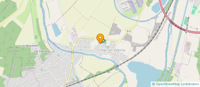 localisation de l'entreprise AIDE ET CONSEIL SOCIAL  ISLES-LES-VILLENOY